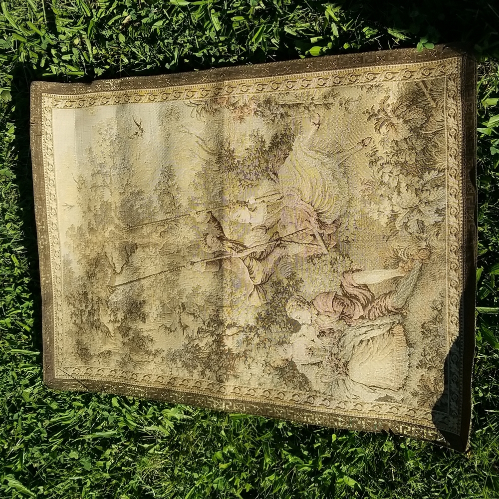 💕RARE ANTIQUE TAPESTRY